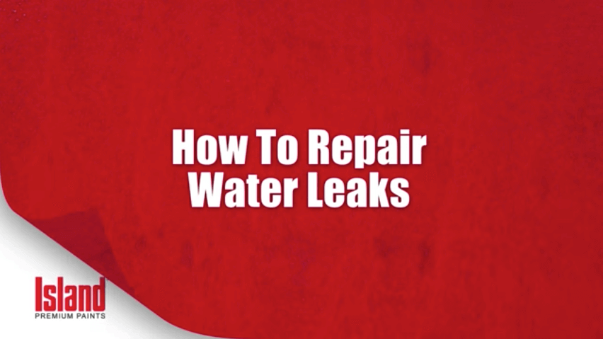 how to repair and fix water leaks
