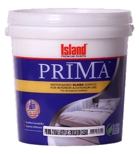 island prima acrylic emulsion clear