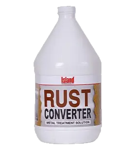 island rust converter for metal treatment and solution