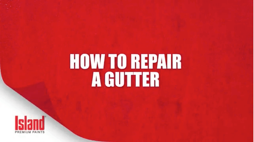how to repair and fix a gutter