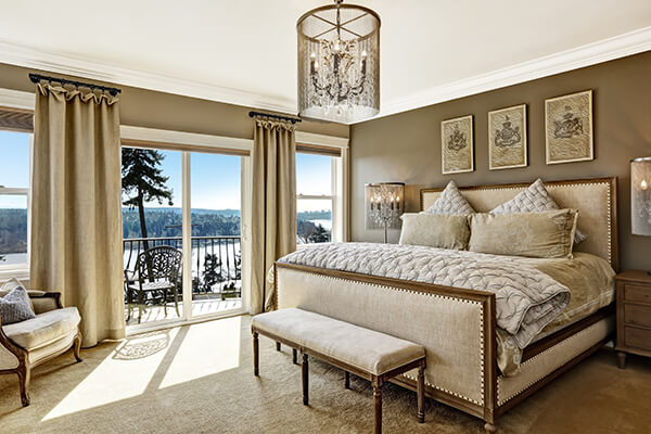 how to make your bedroom look luxurios