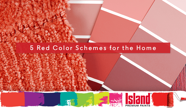 red color schemes for your home