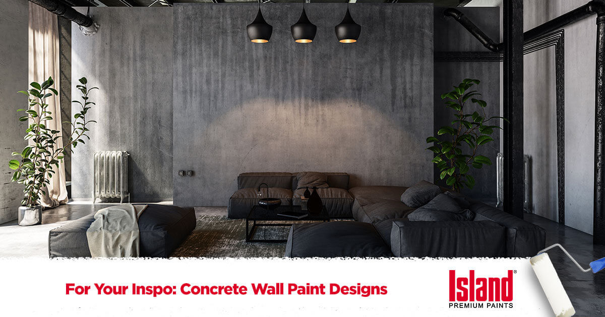 concrete wall paint designs