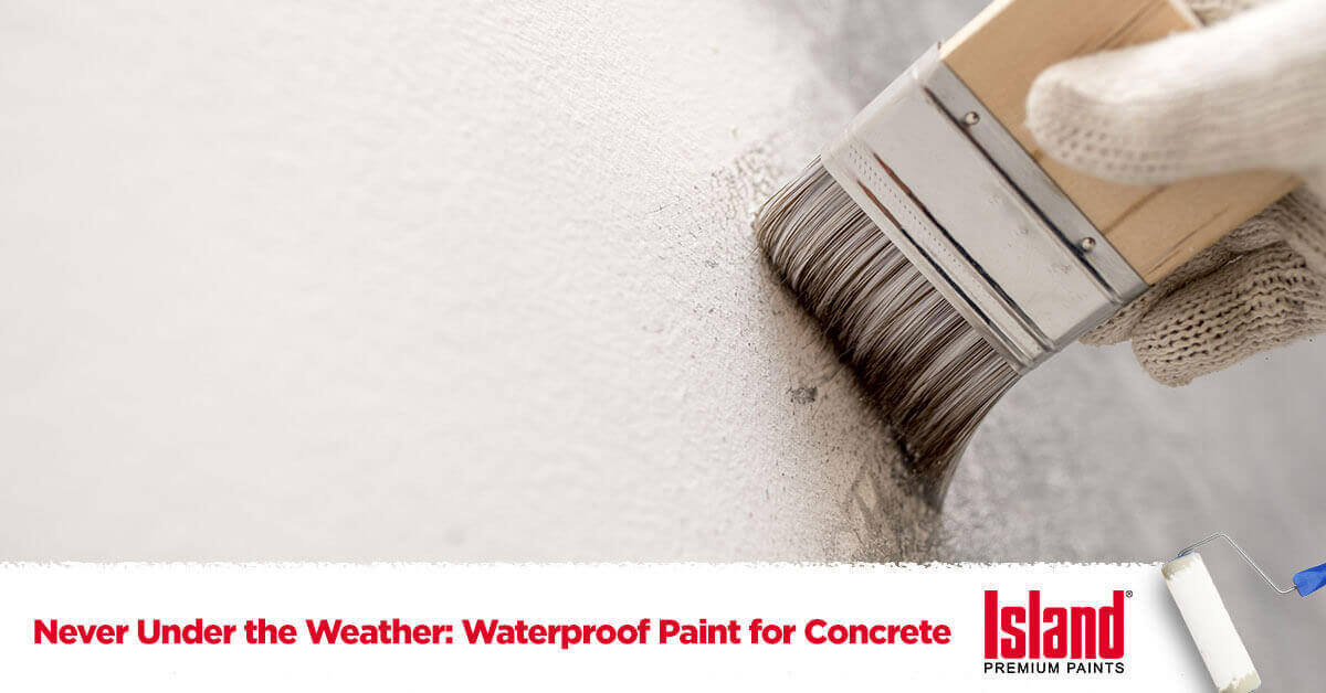waterproof paint for concrete walls and surfaces