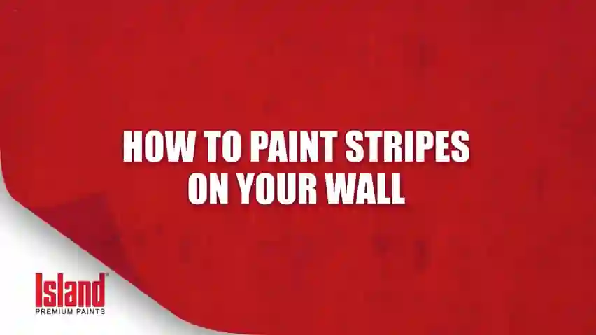 how to paint stripes on your wall