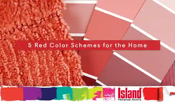 red color schemes for your home