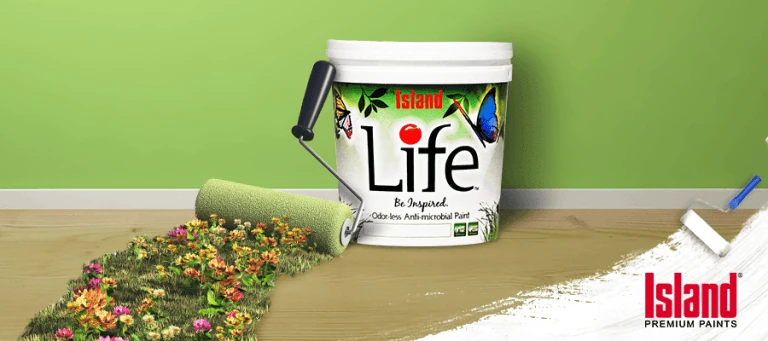 odorless and antibacterial indoor paint