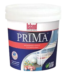 island paints prima water based