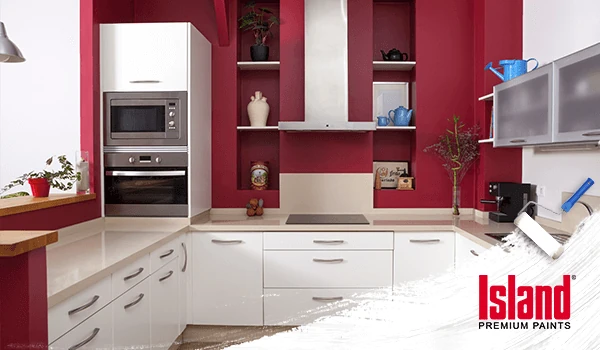 red paint house décor and inspiration