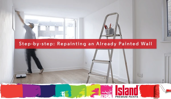 how to paint over painted walls